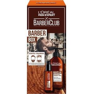 L'Oréal Paris Men Expert Collection Barber Club Eksklusiv skægpleje sæt Skægolie 30 ml + 3-i-1 skægshampoo 200 ml