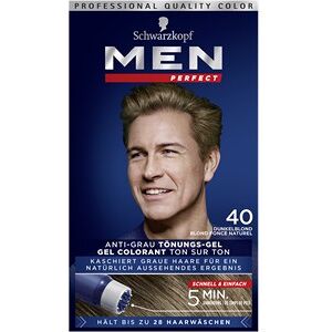 Men Perfect Hårpleje Coloration Farvende gel mod grå hår, naturlig mørkeblond Naturlig mørkblond