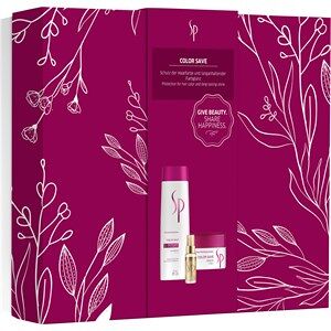 Wella SP Care Color Save Gavesæt Shampoo 250 ml + Mask 200 ml + Luxe Oil Reconstructive Elixir 30 ml