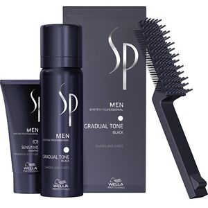 Wella SP Men Natural Shade Gradual Tone  Gradual Tone sort 60 ml & Sensitive Shampoo 30 ml