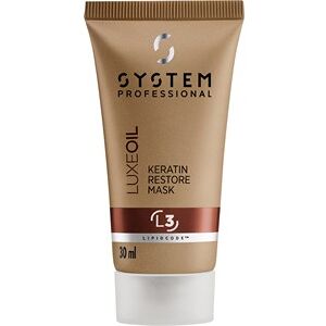 System Professional Lipid Code Fibra Luxe Oil Keratin Restore Mask L3