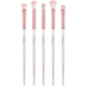 Luvia Cosmetics Brush Brush Set Prime Vegan Candy Essential Eye Set Detail Shader + Soft Blender + Small Blender + Round Blender + Eye Shader