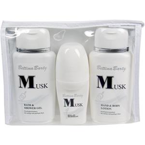 Bettina Barty Parfumer til kvinder Musk Gavesæt Hand & Bodylotion 150 ml + Body & Shower Gel 150 ml + Deo Roll-On 50 ml