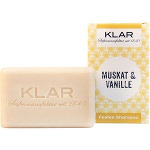 Klar sæbe Pleje Shampoobar Muskat & Vanilje