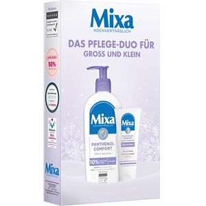 Mixa Hudpleje Kropspleje Gavesæt Panthenol Comfort Body Balsam 250 ml + Panthenol Comfort Sofort-Pflegecreme 50 ml