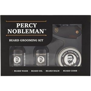 Percy Nobleman Pleje Skægpleje Beard Grooming Kit Beard Wash 30 ml + Beard Conditioning Oil 30 ml + Moustache Wax 20 ml + Beard Comb