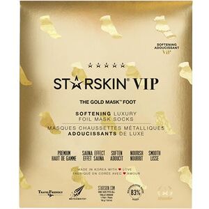 StarSkin Masks Hands & Feet VIP - The Gold MaskSoftening Foot Mask Socks 1 par