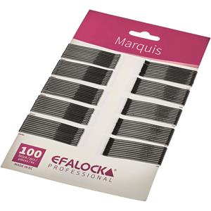 Efalock Professional Hårstyling Hårnåle og hårspænder Hårspænder Marquis længde 5 cm Sort