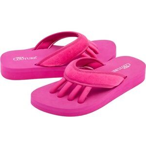 Pedi Couture Fodpleje Pediküre Sandalen Spa Fuchsia Terry Størrelse M - 37/38 - 1 par