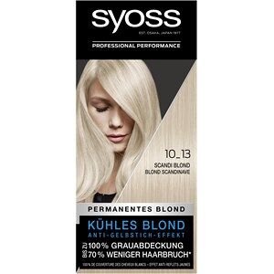 Syoss Farve Coloration 10_13 Scandi blond trin 3Coloration