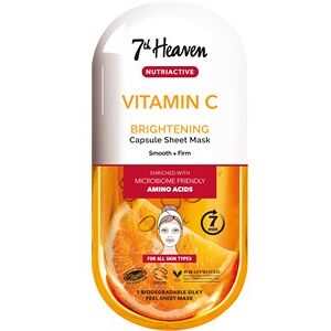 7th Heaven Ansigtsmasker Masker af stof Vitamin C Brightening Capsule Mask