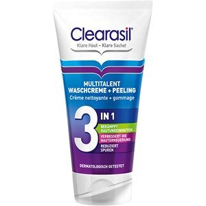 Clearasil Ansigt Cleansing Vaskecreme + peeling