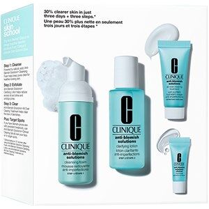 Clinique Gavesæt Til hende Gavesæt Cleansing Foam 50 ml + Clarifying Lotion 60 ml + Clearing Treatment 15 ml + Clearing Gel 3 ml