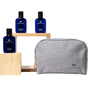 Graham Hill Pleje Cleansing & Vitalizing Travel Set Abbey Refreshing Body Wash 100 ml + Brickyard 500 Superfresh Shampoo 100 ml + Arnage Face & Beard Balm 100 ml