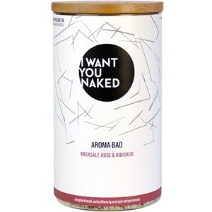 I Want You Naked Kropspleje Bath additive Havsalt, Rose & HibiskusHavsalt, Rose & Hibiskus