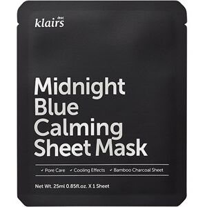 Klairs Ansigtspleje Masker Midnight Blue Calming Sheet Mask