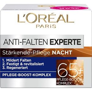 L’Oréal Paris Ansigtspleje Day & Night Pleje boost kompleksNatcreme antirynke ekspert 65+