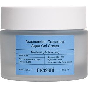 Meisani Ansigtspleje Cream Niacinamide Cucumber Aqua Gel Cream