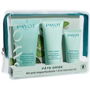 Payot Hudpleje Pâte Grise Begrænset udgaveTrio Pâte Grise 2023 Gelée Nettoyante Moussante Purifiante 50 ml +  Masque Au Charbon Ultra-Absorbant 15 ml + Gel Matifiant Anti-Imperfections 30 ml