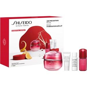 Shiseido Ansigtspleje linjer Essential Energy Gave sæt ESSENTIAL ENERGY Hydrating Cream 50 ml + Clarifying Cleansing Foam 5 ml + Treatment Softener 7 ml + ULTIMUNE Power Infusing Concentrate 10 ml
