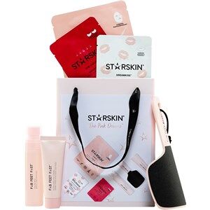 StarSkin Pleje Ansigtspleje Gavesæt Close-up Firming Mask 40 g + Dreamkiss Plumping & Hydrating Lip Mask 5 g + Eyecatcher Smoothin Eye Mask 10 g + Fab Feet Fast Peeling Mist 80 ml + Fab Feet Fast Foot Cream 50 ml + Fab Feet Fast Foot File