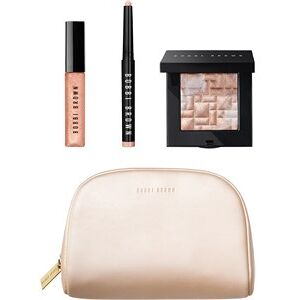 Bobbi Brown Make-up Kinder Gave sæt Highlighting Powder i Pink Glow 8 g + Long-Wear Cream Shadow Stick i Golden Pink 1,6 g + Deluxe Mini Crushed Oil-Infused Gloss Shimmer i Bellini 4 g + Make-up-pose