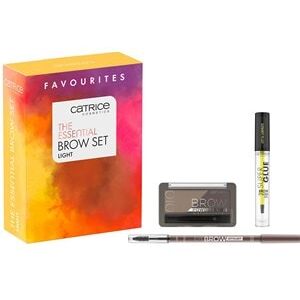 Catrice Øjne Øjenbryn The Essential Brow Set Light Eye Brow Stylist 020 Date With Ash-Ton Waterproof 1,4 g + Brow Powder Set Waterproof 010 Ash Blond 4 g + Super Glue Brow Styling Gel 4 ml