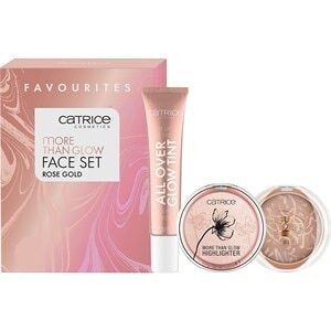 Catrice Ansigtsmakeup Highlighter More Than Glow Face Set Rose Gold All Over Glow Tint 020 Keep Blushing 15 ml + More Than Glow Highlighter 020 Supreme Rose Beam 5,9 g + Sun Lover Glow Bronzing Powder 010 Sun-kissed Bronze 8 g