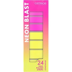 Catrice Negle Kunstige negle Neon Blast Nail Polish Strips 010 Neon Explosion