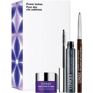 Clinique Make-up Øjne Power Lashes Lash Power™ Mascara i sort 6 ml + Quickliner™ For Eyes Intense i Intense Chocolate 0,14 g +  Smart Clinical Repair™ Øjencreme 5 ml