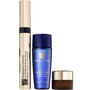 Estée Lauder Hudpleje Øjenpleje Gavesæt Sumptuous Extreme Lash Multiplying Volume Mascara in Extreme Black8 ml + Advanced Night Repair Eye Supercharged Gel-Creme Synchronized Multi-Recovery 5 ml + Gentle Eye Makeup Remover 5 ml