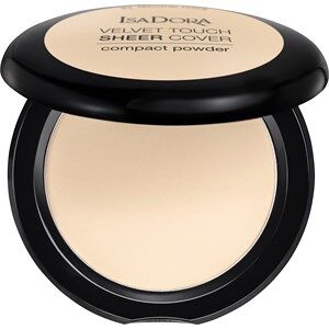 Isadora Ansigtsmakeup Powder Velvet Touch Sheer Cover Compact Powder 48 Neutral Almond