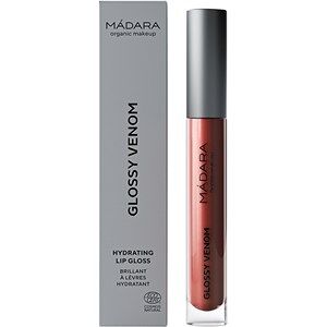 MÁDARA Sminke Læber Glossy Venom Hydrating Lip Gloss 72 VINYL HOOD