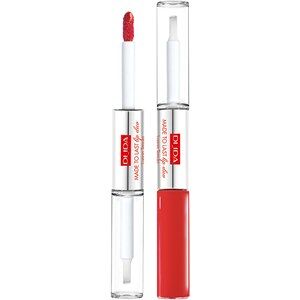 PUPA Milano Læber Lipgloss Made To Last Lip Duo Nr. 017 Red Wine