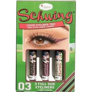 The Balm Øjne Eyeliner & Mascara Holiday EditionSwing Trio Set Black Liquid Eyeliner 1.7 ml + Brown Liquild Eyeliner 1.7 ml + Purple Liquid Eyeliner 1.7 ml