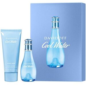 Davidoff Parfumer til kvinder Cool Water Woman Gavesæt Eau de Toilette 30 ml + Body Lotion 75 ml