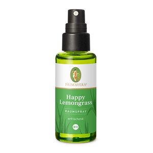 Primavera Home Økologiske rumdufte som luftspray Rumspray Happy Lemongrass