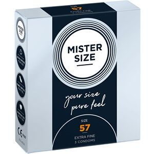 Mister Size Passion & Love Condoms Pure Feel 57 mm - Size L