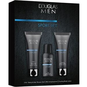 Douglas Collection Douglas Men Kropspleje Gift set 2 in 1 Body Hair Shower Gel 100 ml + 48h Antiperspirant 50 ml + Coolng Body Lotion 100 ml