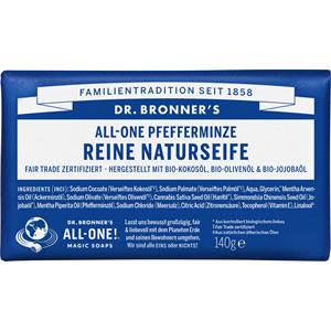 Dr. Bronner's Pleje Faste sæber All-One ren natursæbe med pebermynte