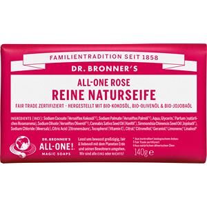 Dr. Bronner's Pleje Faste sæber All-One rose ren natursæbe