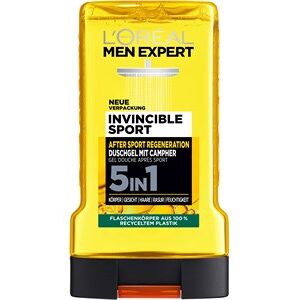 L'Oréal Paris Men Expert Pleje Brusegele Invincible Sport5 in 1 Camphor Shower Gel