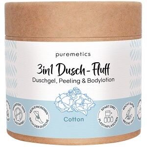 puremetics Pleje Peelings & Masks Bomuld3-in-1 Shower-Fluff