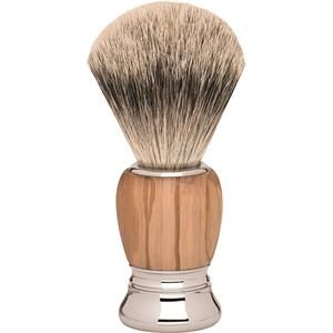 ERBE Shaving Shop Barberkost Premium Milano barberpensel sølvspids Wengetræ
