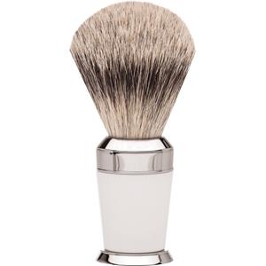 ERBE Shaving Shop Barberkost Premium Parin barberpensel sølvspids Hvid