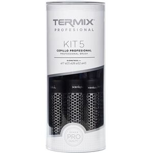 TERMIX Børster & kamme Rundbørster Professional 5-Pack Hjulbørste Ø17 + Hjulbørste Ø23 + Hjulbørste Ø28 + Hjulbørste Ø28 + Hjulbørste Ø32 + Hjulbørste Ø43