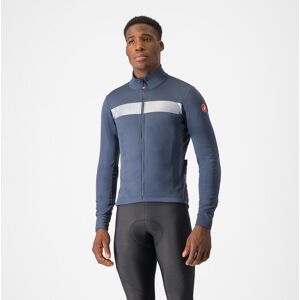 Castelli - Raddoppia 3 Jakke - Twilight Blue / Silver - M Castelli - Raddoppia 3 Jakke - Twilight Blue / Silver - M