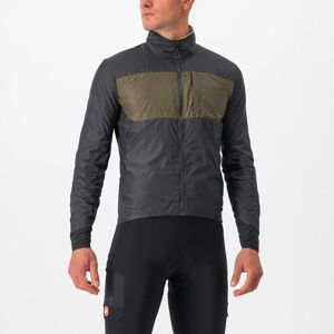 Castelli - Unlimited Puffy Jakke Sort/grøn - XL Castelli - Unlimited Puffy Jakke Sort/grøn - XL