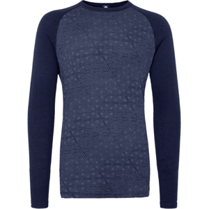 Bula Geo Merino Wool Crew Baselayer - Navy - M Bula Geo Merino Wool Crew Baselayer - Navy - M