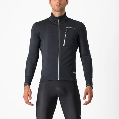 Castelli - Go Jakke - Light Black / White - XL Castelli - Go Jakke - Light Black / White - XL